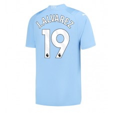 Manchester City Julian Alvarez #19 Hjemmedrakt 2023-24 Kortermet